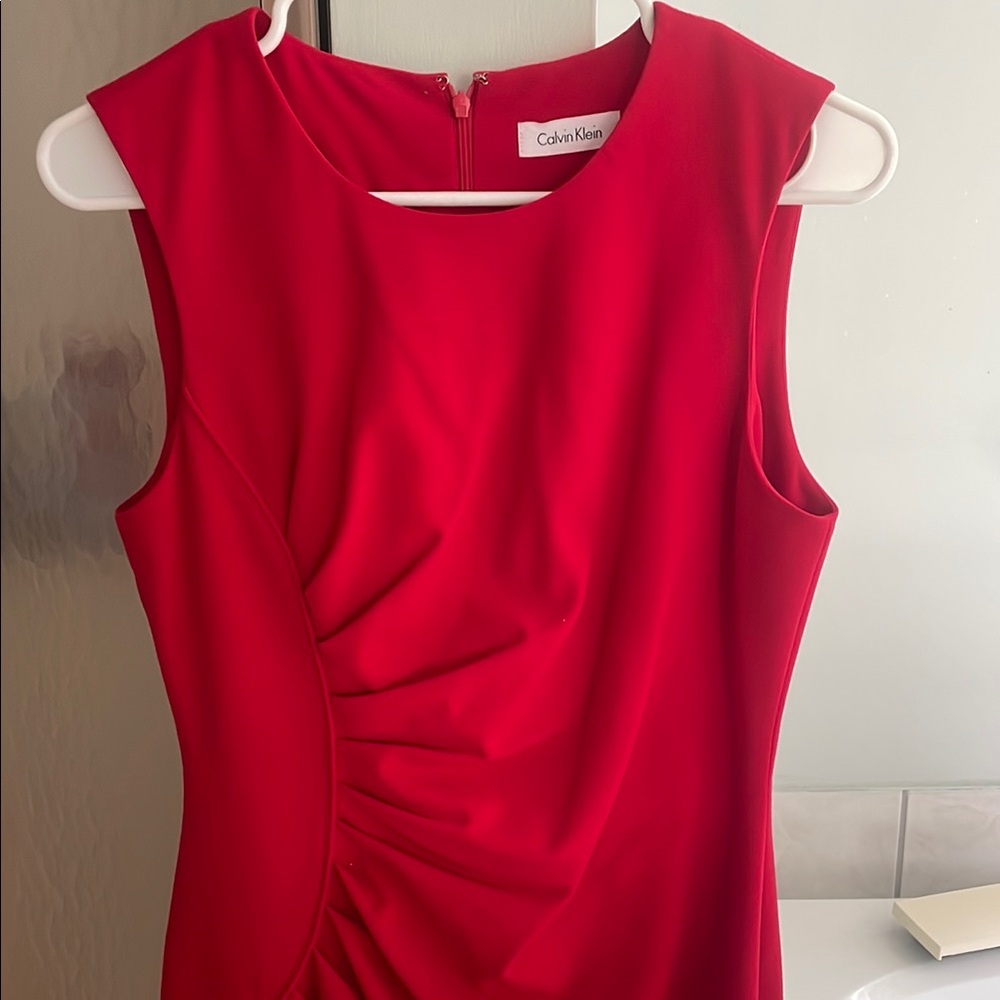 Calvin Klein Women's Red Dress